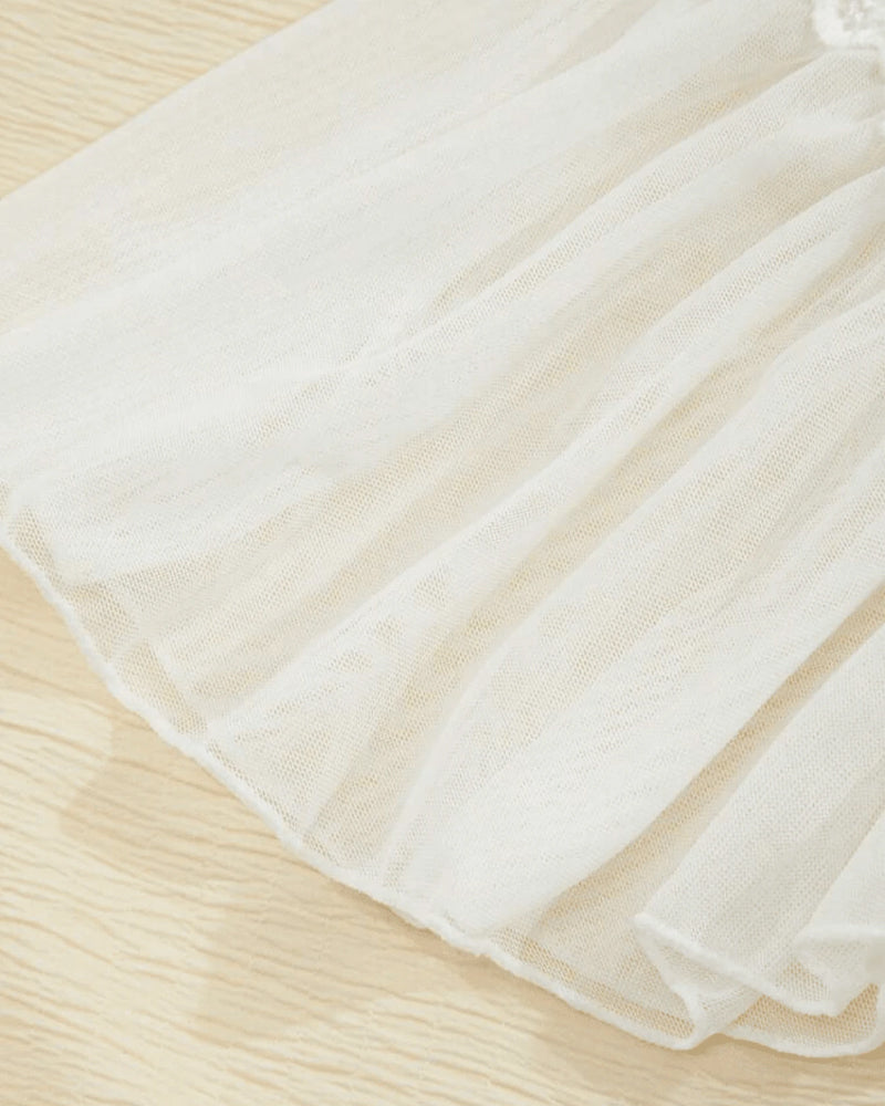 Sexy Hollow Lace See-through Suspenders Open Crotch One-piece Pajamas