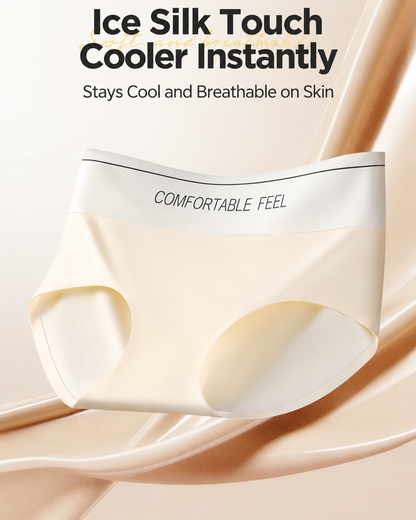 5-Pack High Waist Tummy Control Seamless Breathable Colorblock Briefs