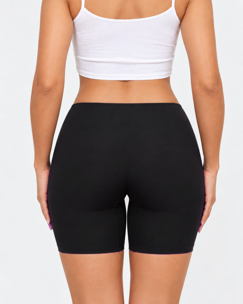 2-Pack High Waist Seamless Tummy Control Butt Lifter Shaping Shorts