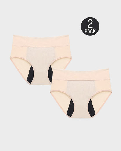 Women's 4-Layer Highly Absorbent Cotton Menstrual Period Panties