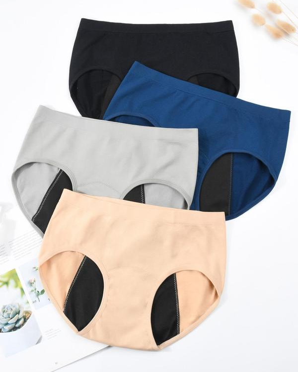 Plus size leak-proof postpartum and menstrual period underwear