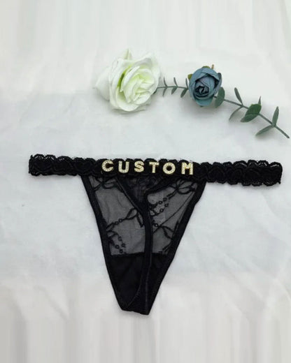Custom Thong - Name Thong custom thong adult lingerie