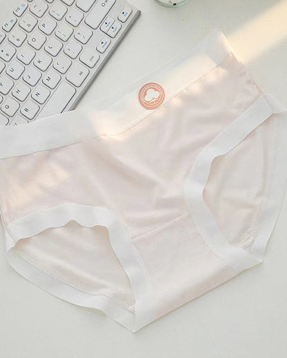 Women's Summer Thin Cotton Colorful Underwear 5 Pack