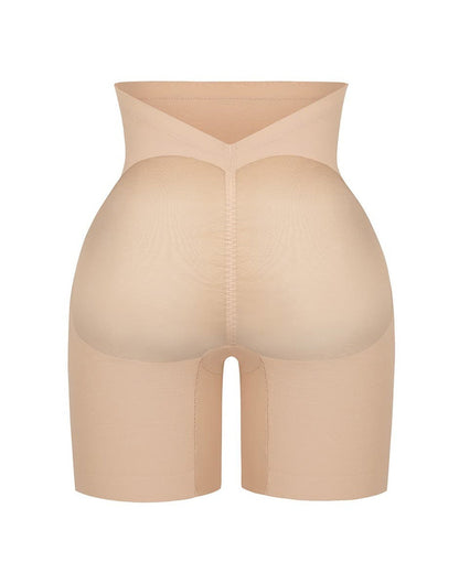 Women's Tummy Slimming Legs Back Low Waist Close-Fitting Mesh Body Shaping Buttocks Shorts