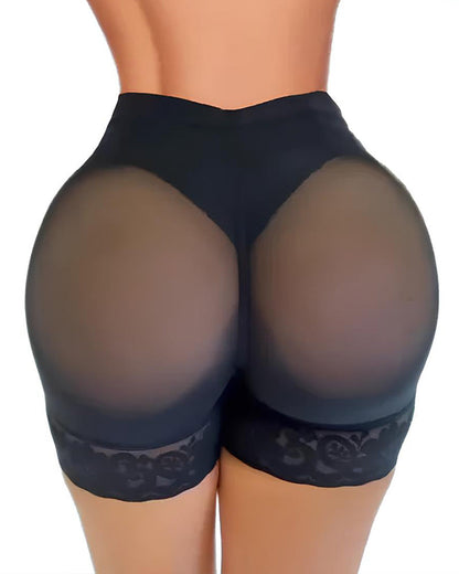 Women's High Waist Hip Lift Invisible Hip See-Through Shorts