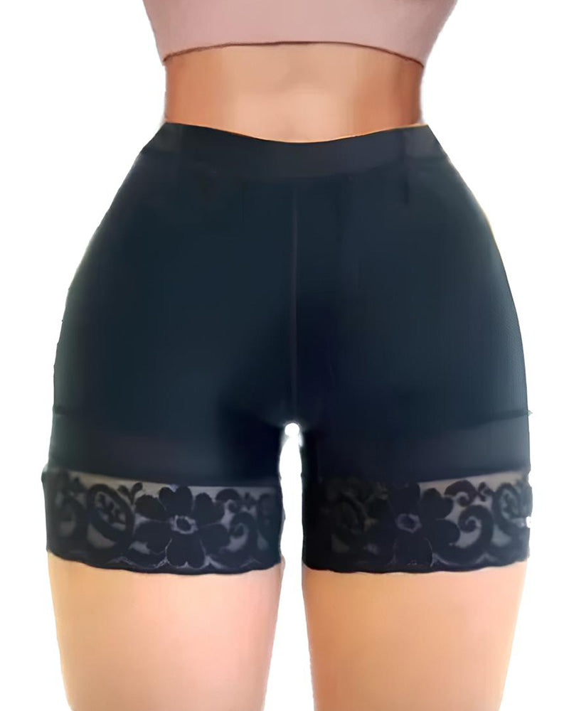 Women's High Waist Hip Lift Invisible Hip See-Through Shorts