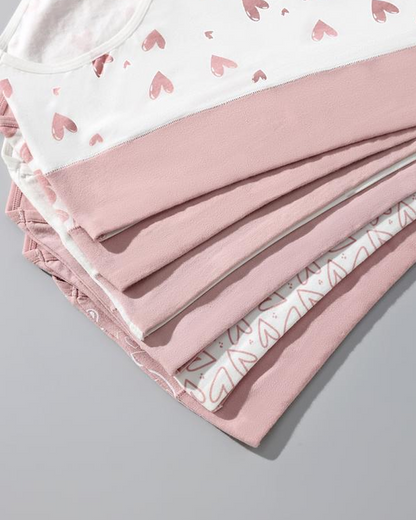 Women's Breathable Soft Love Heart Cotton Printed Panties