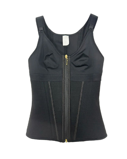 Women's Waist and Abdomen Shaping Tights Ultimate Latex Corset Vest With Bra