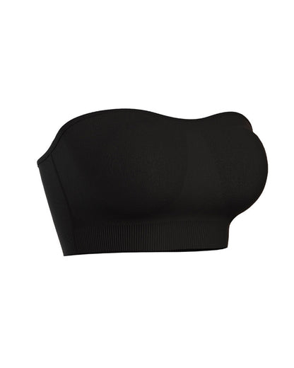 Women's Non-Slip Silicone Push-Up Detachable Shoulder Straps Without Steel Ring Bra