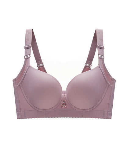 Breathable Plus Size No Steel Ring Push Up Bra