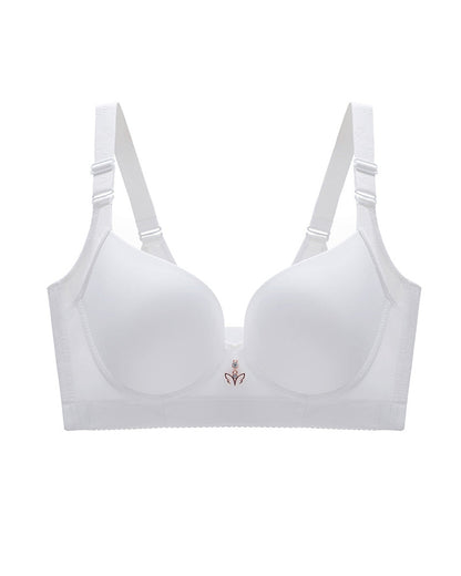 Breathable Plus Size No Steel Ring Push Up Bra