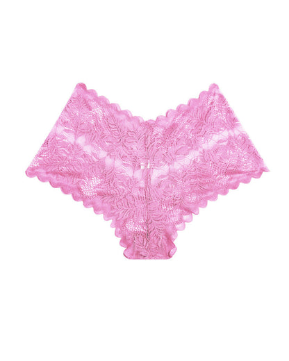 Women's Cotton Bottom Semi-Transparent Seamless Soft Lace Panties