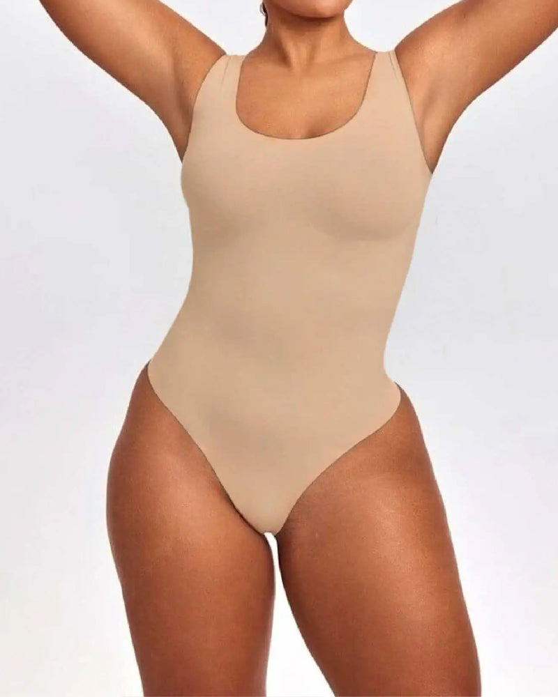Women's Tummy-control Seamless Body-shaping Sleeveless Bodysuit