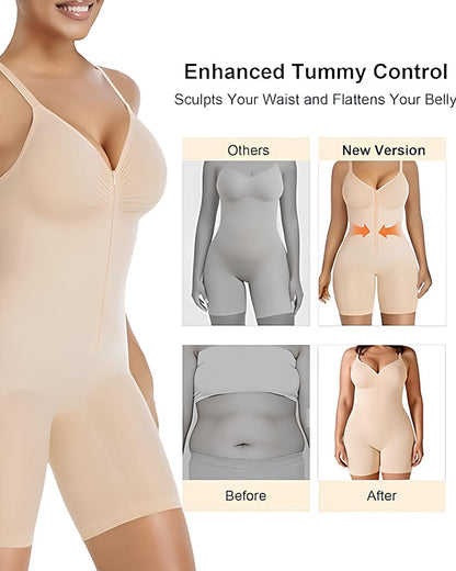Women's Stretch Fabric Breathable Mesh Body Shaper Tummy Control Tights