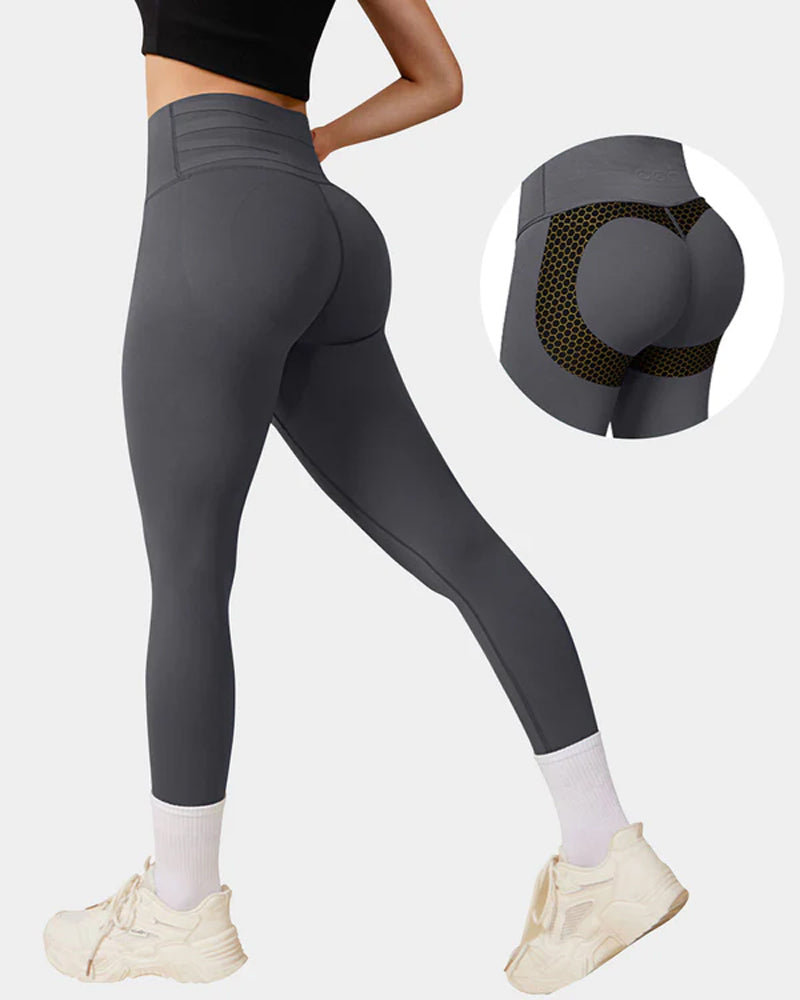 Women's Seamless Tummy Control Butt Lifting Stretch Yoga Leggings