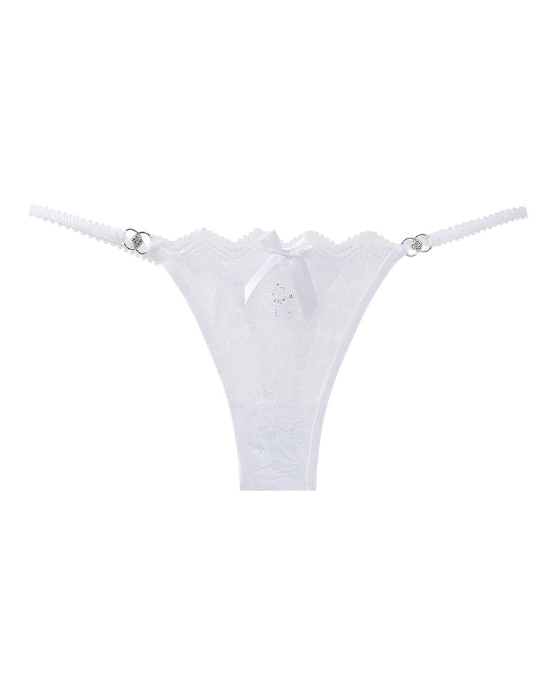 Women's Sexy Floral Lace Translucent Thong