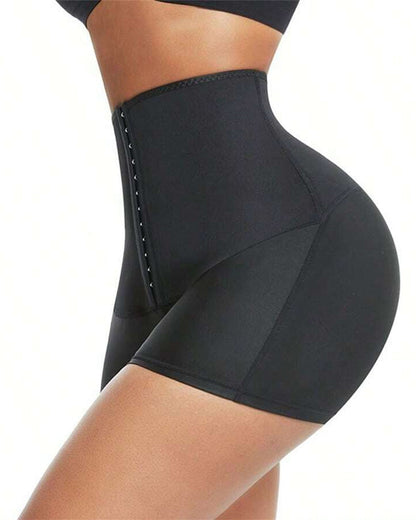 Women's Sauna Body Shaping Compression High Waist Fitness Sports Shorts