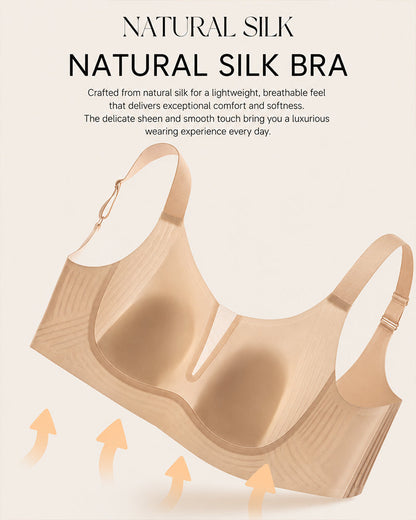 Plus-Size Seamless Comfortable Full-Cup Support Bra