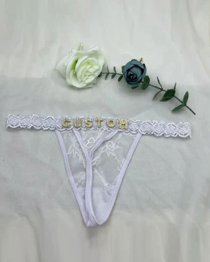 Custom Thong - Name Thong custom thong adult lingerie