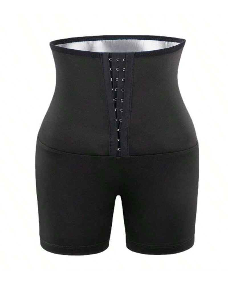 Women's Sauna Body Shaping Compression High Waist Fitness Sports Shorts