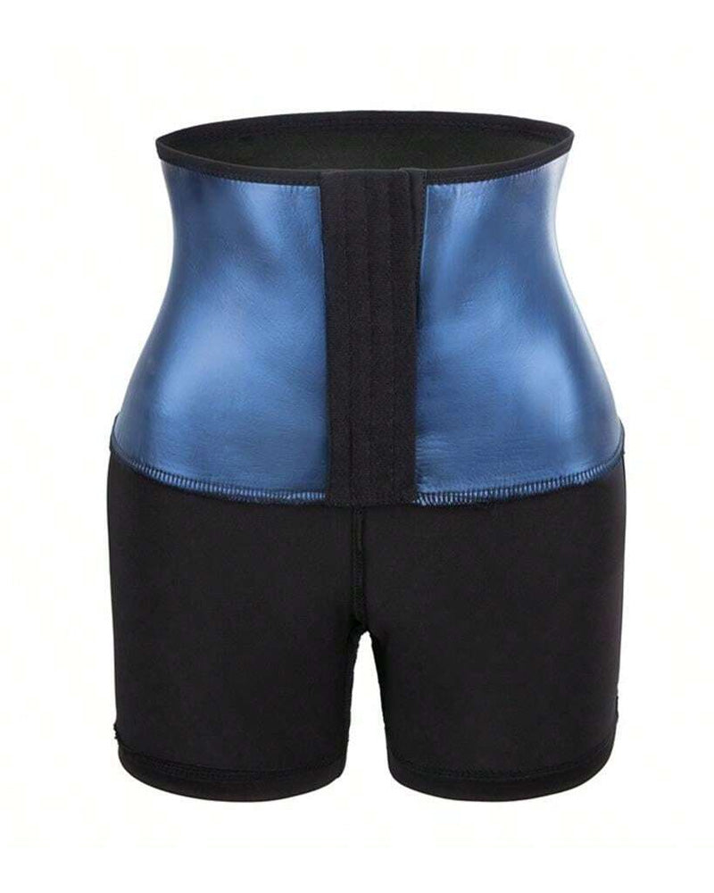 Women's Sauna Body Shaping Compression High Waist Fitness Sports Shorts