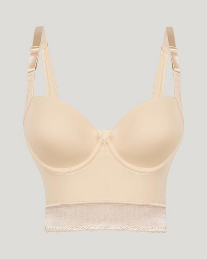 Built-In Shapewear Longline Push-Up Bra