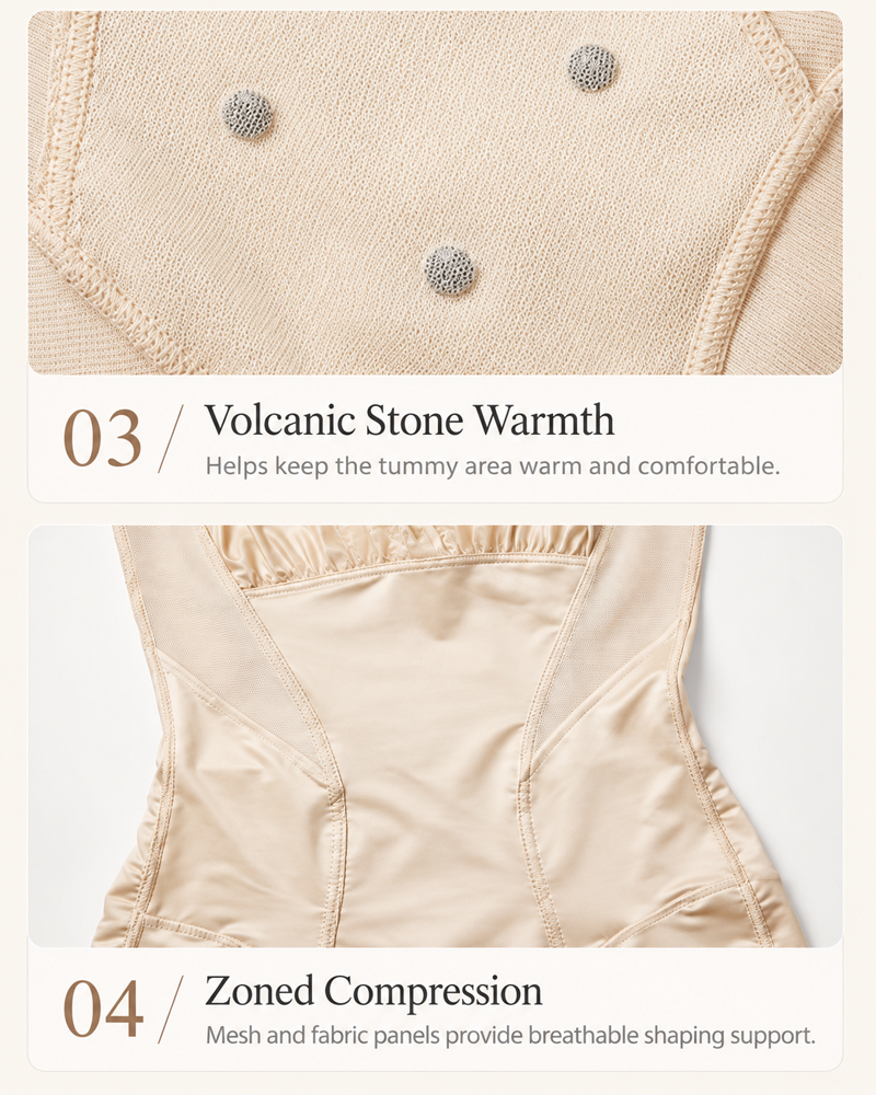Lace Tummy Control Rear-Release Full Body Shapewear