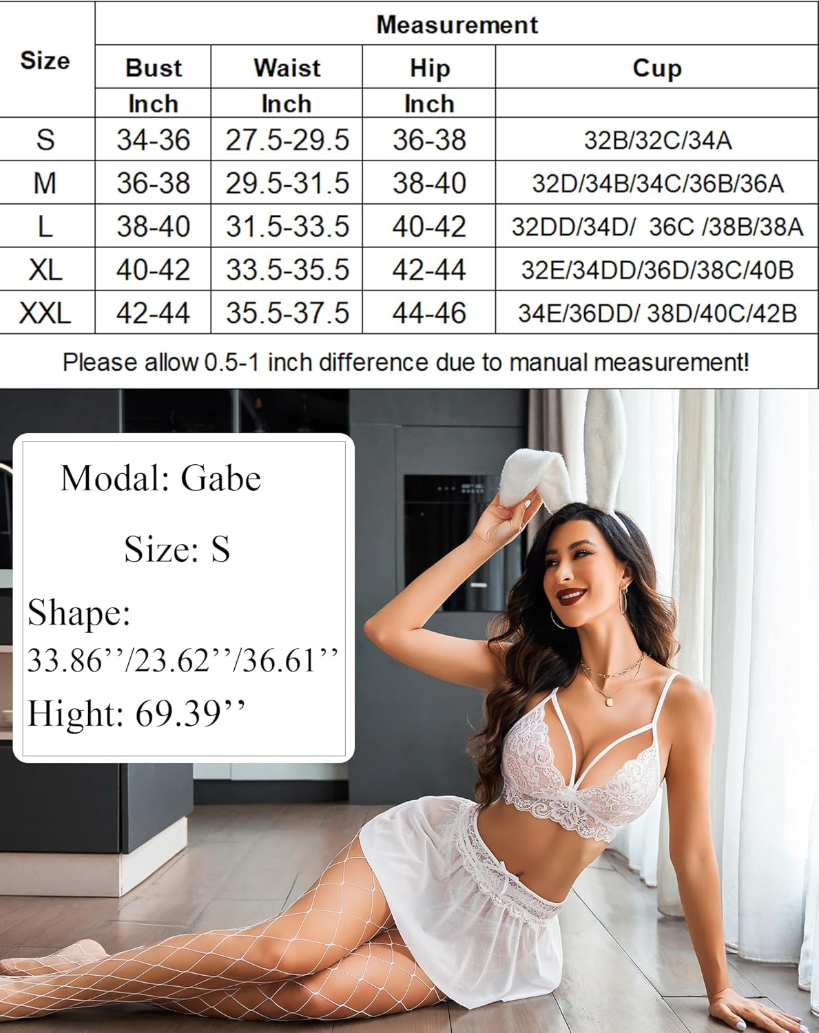 3 Piece Sets Lace Bralette, Skirt with Panty