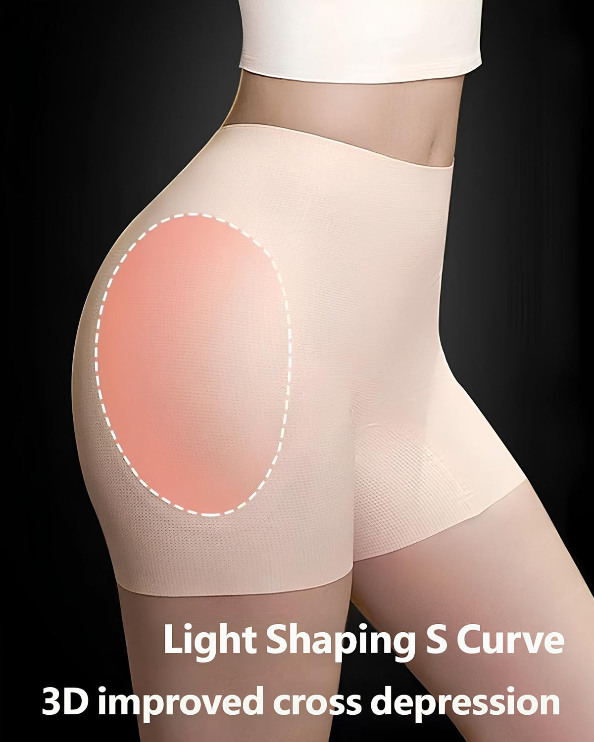 Seamless Butt-lifting Tummy Control Fuller Shapelier Derriere Shaping Shorts