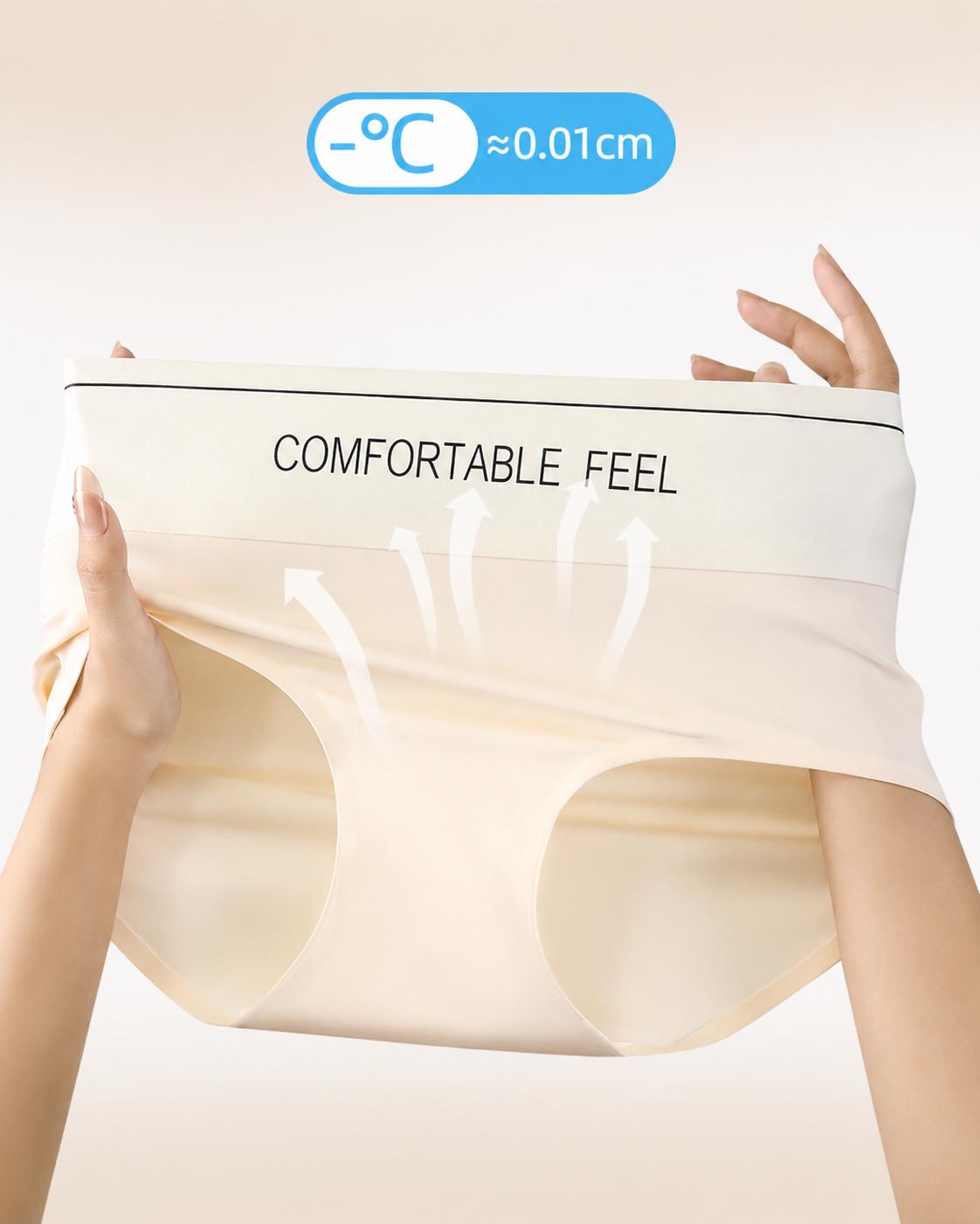 5-Pack High Waist Tummy Control Seamless Breathable Colorblock Briefs
