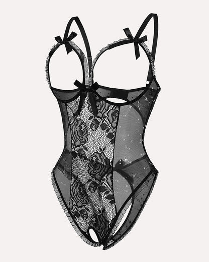 Christmas Lace Mini Bodysuit