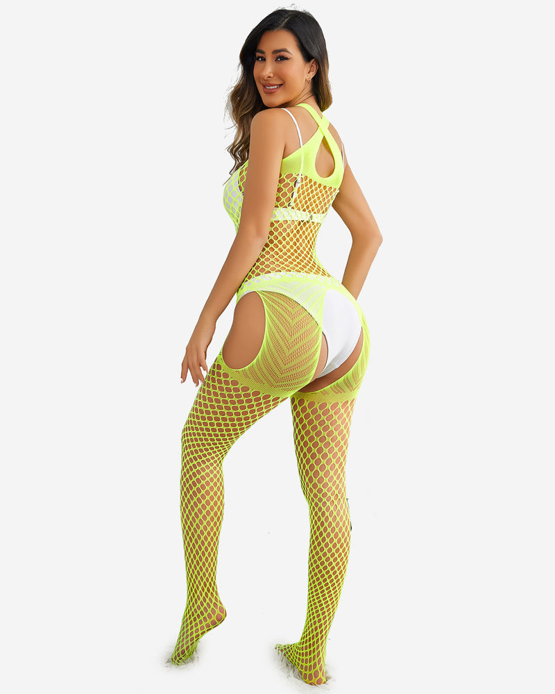 Fishnet Stockings Jumpsuit