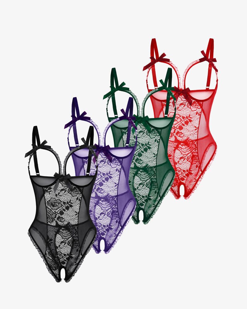 2Packs Sets Lace Mini Bodysuit