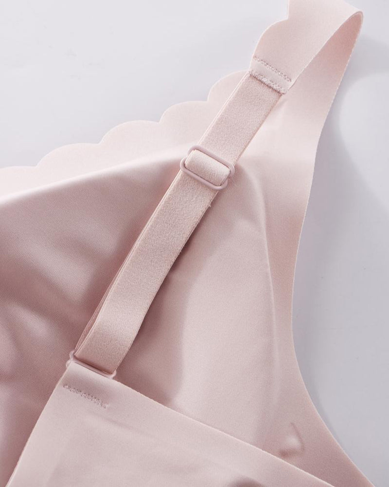 Deep V Wireless Seamless Stretchy Push-up Bra