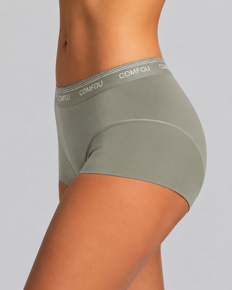 Five-Pack Mid Waist Pure Cotton High Elasticity Breathable Briefs