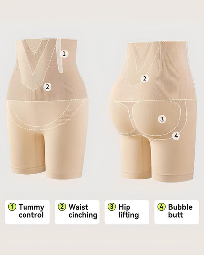 Women's High-Waisted Tummy Control and Butt Lifting Seamless Breathable Shaping Shorts