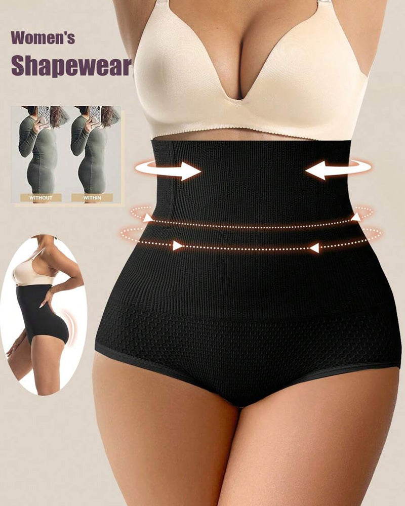 Women's Seamless High Waist Body Shaping Tummy Tuck Hip Lifting Panties
