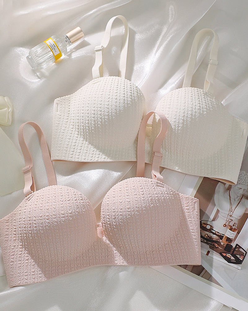 Women's Wire-free One-piece Push-up Strapless Anti-slip Invisible Bra