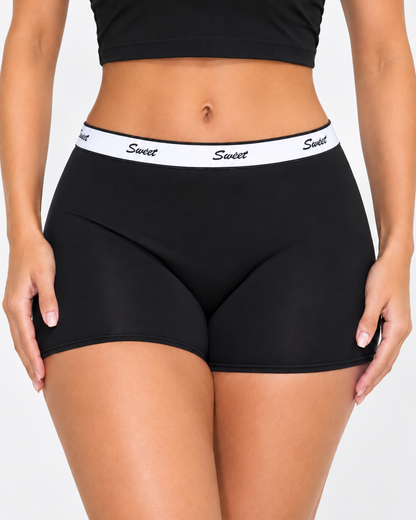 5-Pack Cotton Seamless Colorblock Letter Waistband Boxer Briefs