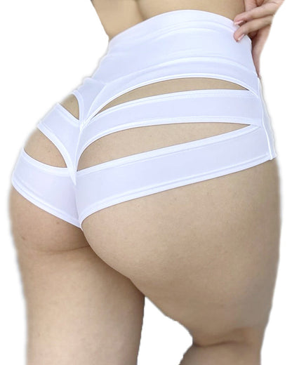 Sexy High-waisted Stretch Seamless Hollow Panties