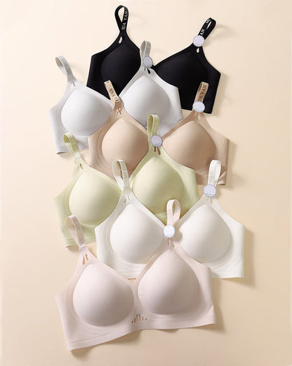 Women's Wireless Jelly Gel Seamless Push-up Bra