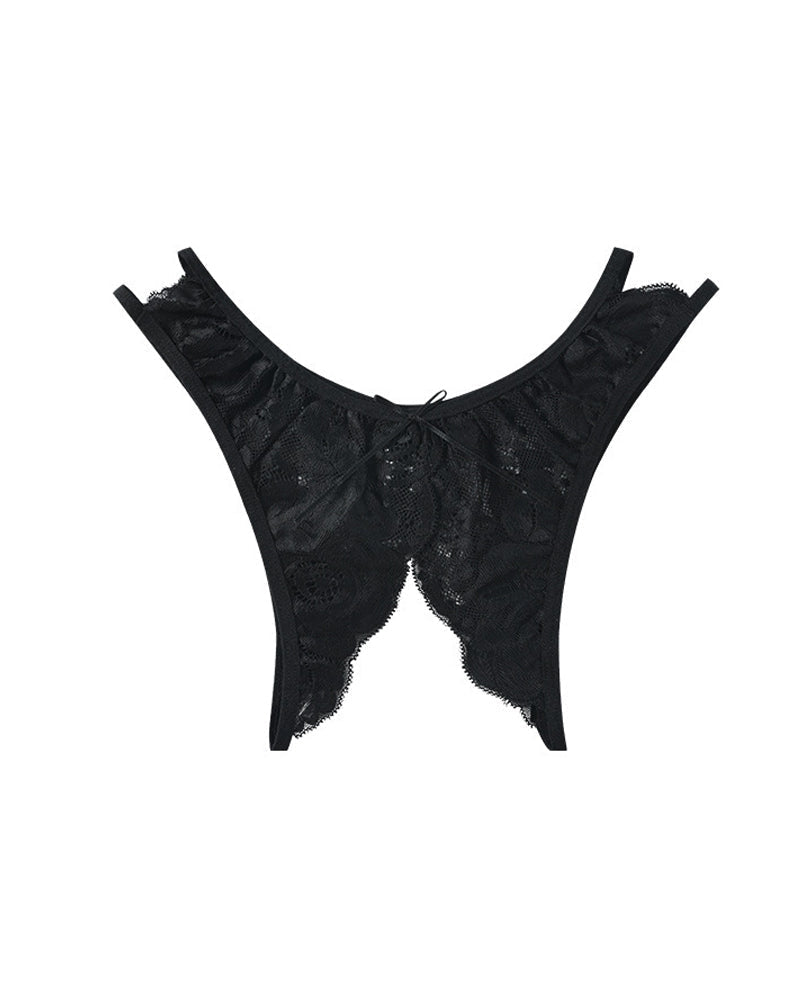 Women's Sexy Lace Open-crotch Panties