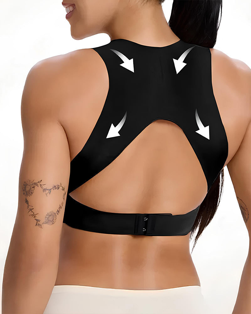 Women's Seamless Push-Up Shaping Correcting Back Sports Bra