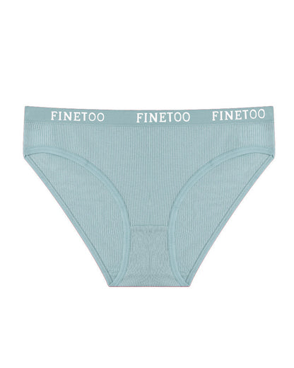 Mid-rise Ribbed Cotton Breathable Briefs