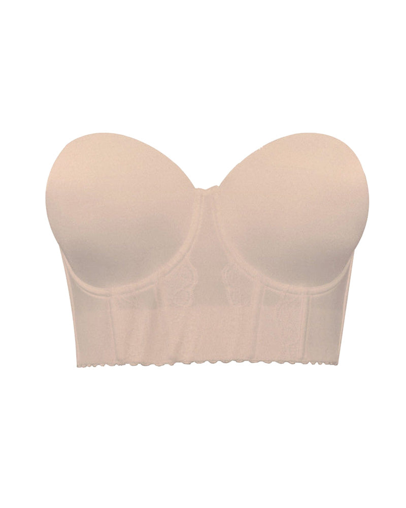 Women's Full Bust and Full Body Seamless Push Up Support Bra