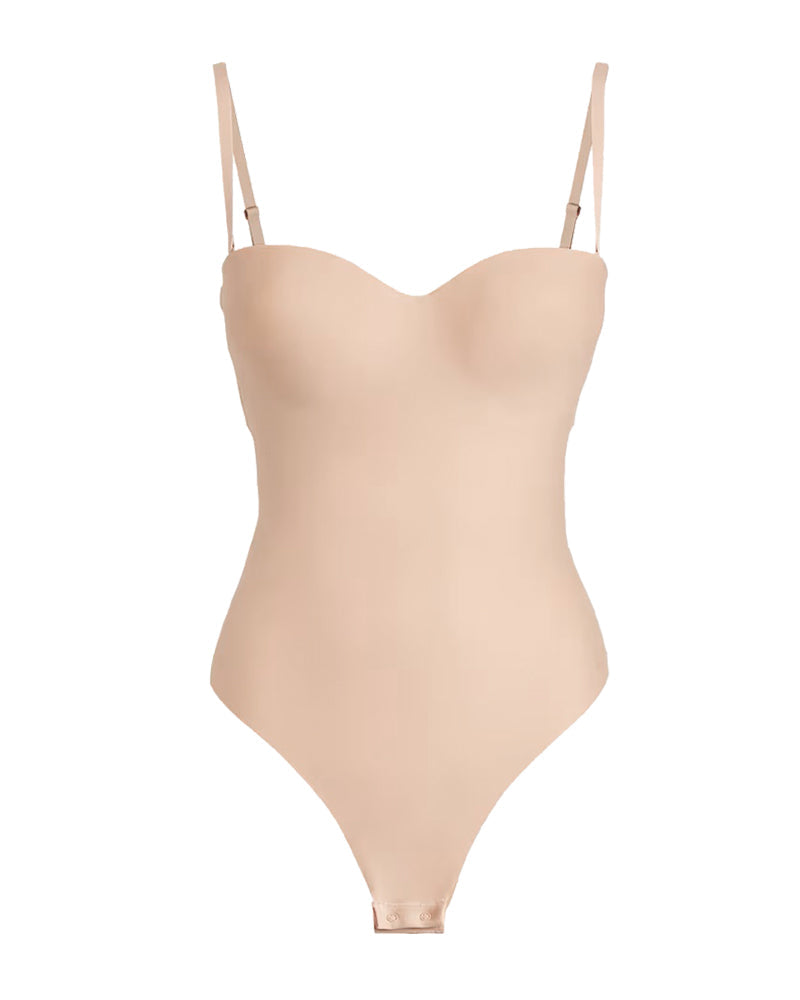 Women's Tummy Control and Body Shaping Backless Seamless Bodysuits