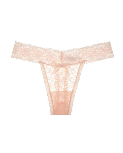 Sexy Lace Sheer Low-rise Thong Panties